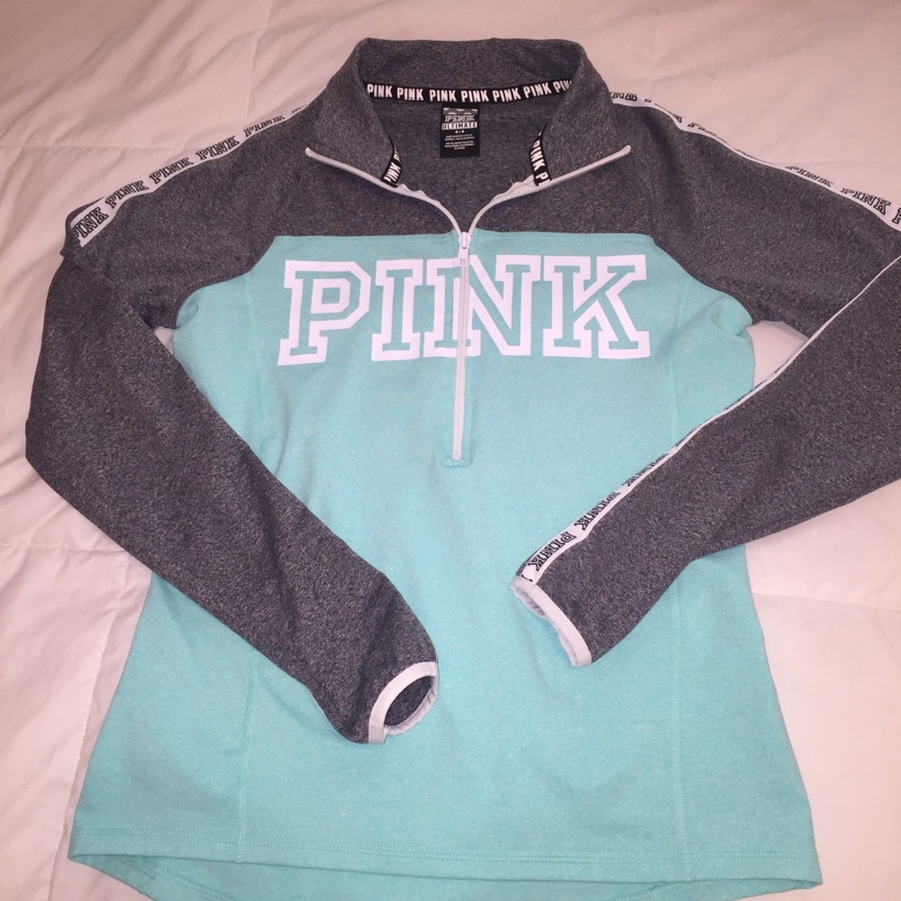 PINK HALF ZIP